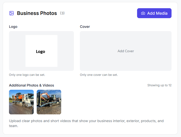 Google Business-foto’s beheren