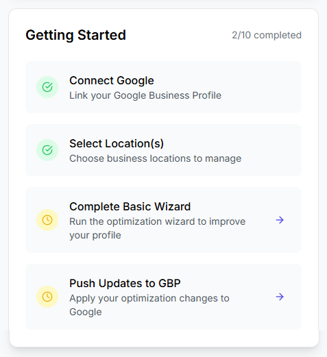GBP SEO Tool with AI