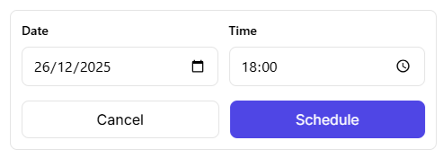 Schedule a Google Business Update in Advance