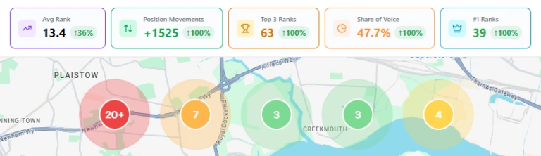 Local Rank Tracker Tool for Google Maps Rankings - LocalHQ