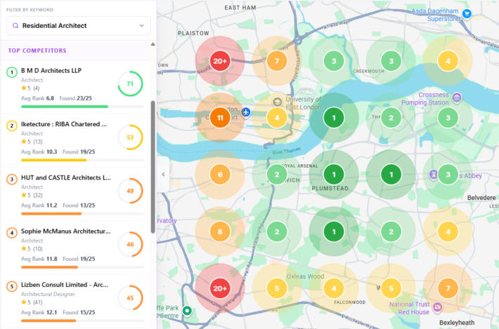 Local Rank Tracker Tool for Google Maps Rankings - LocalHQ