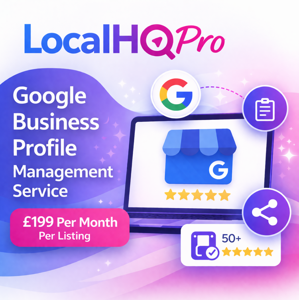 LocalHQ Pro Banner - Google Business Optimisation Service