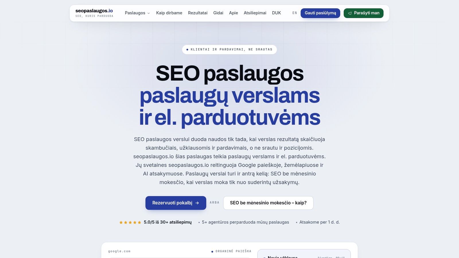Screenshot from https://seopaslaugos.io